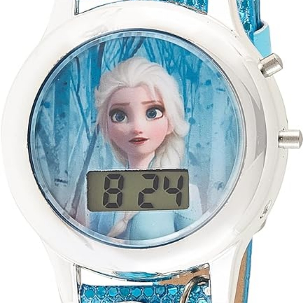 Accutime Kids Disney Frozen Digital LCD Quartz Wrist Watch with Strap